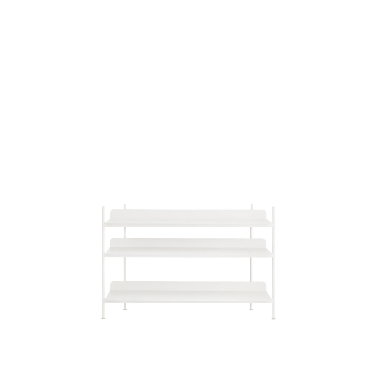 Compile Shelving System: Configuration 2 + White