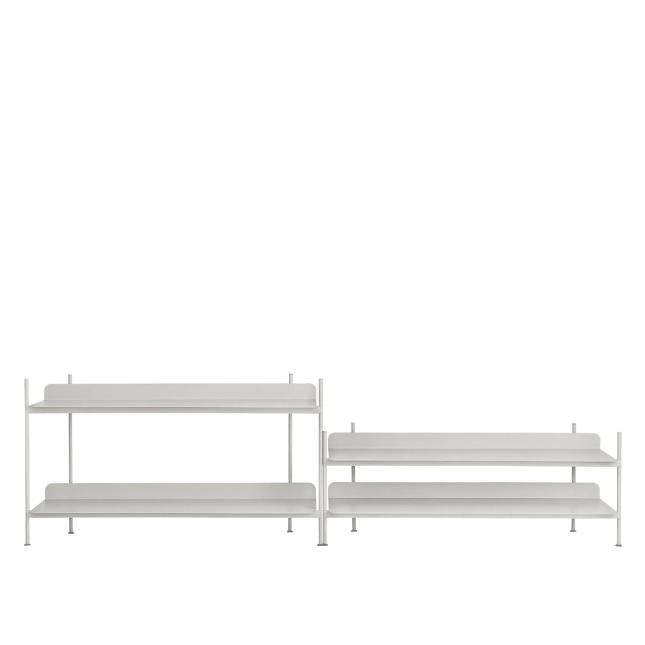 Compile Shelving System: Configuration 5 + Grey