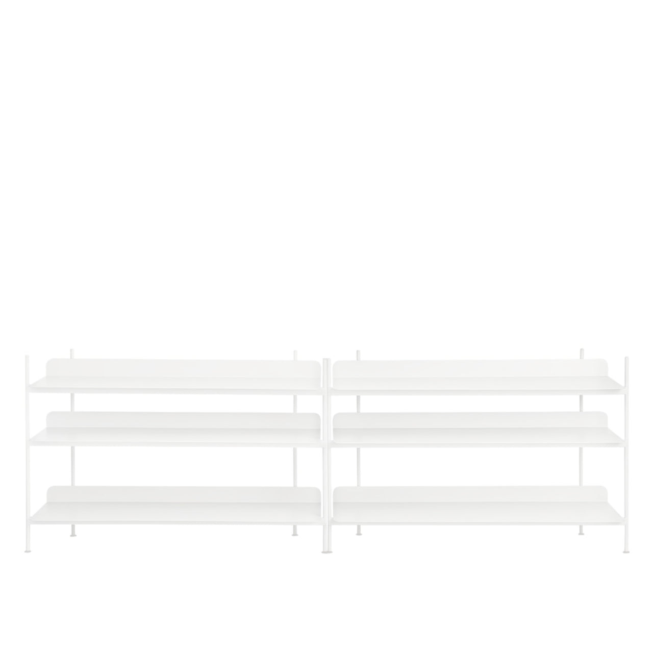 Compile Shelving System: Configuration 6 + White
