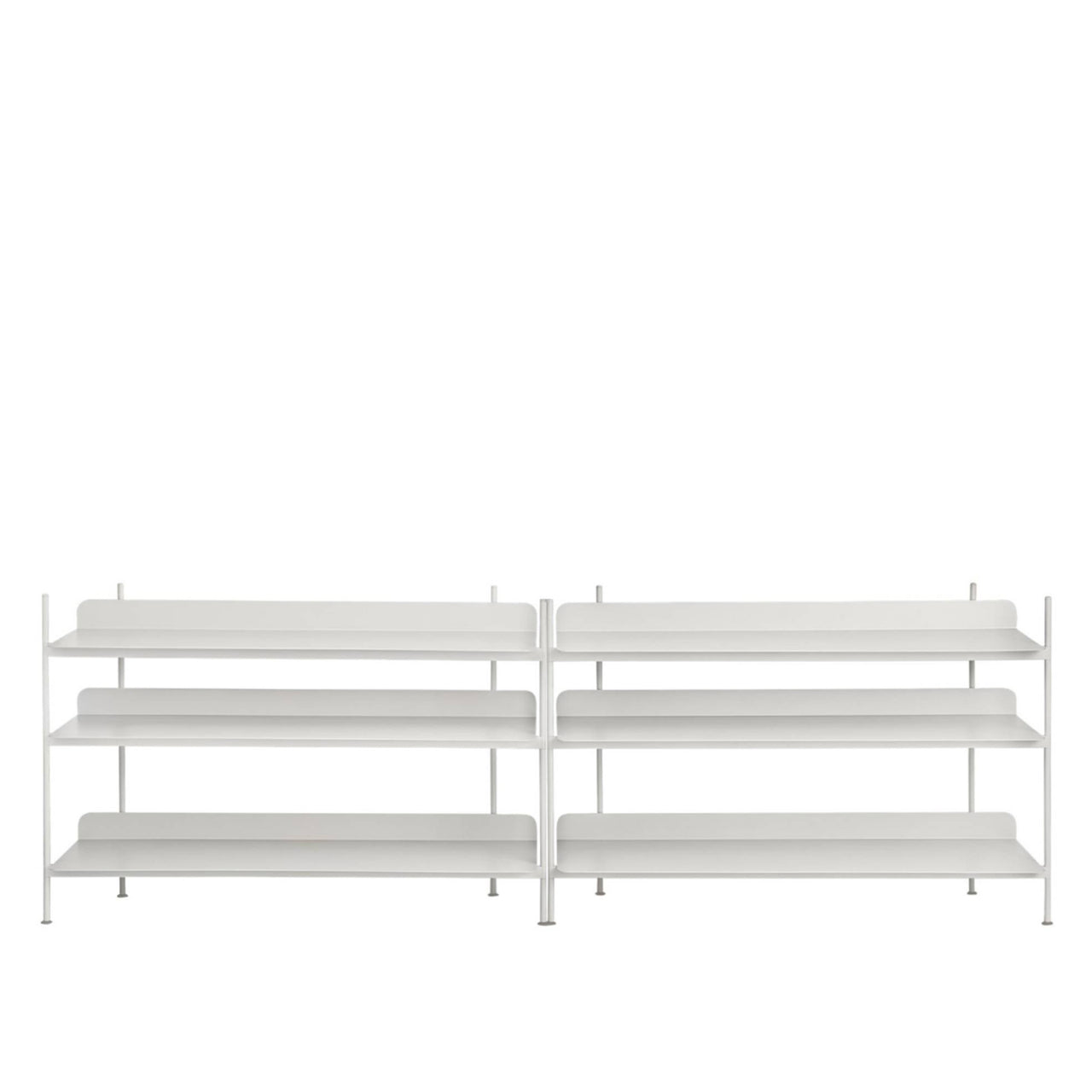 Compile Shelving System: Configuration 6 + Grey