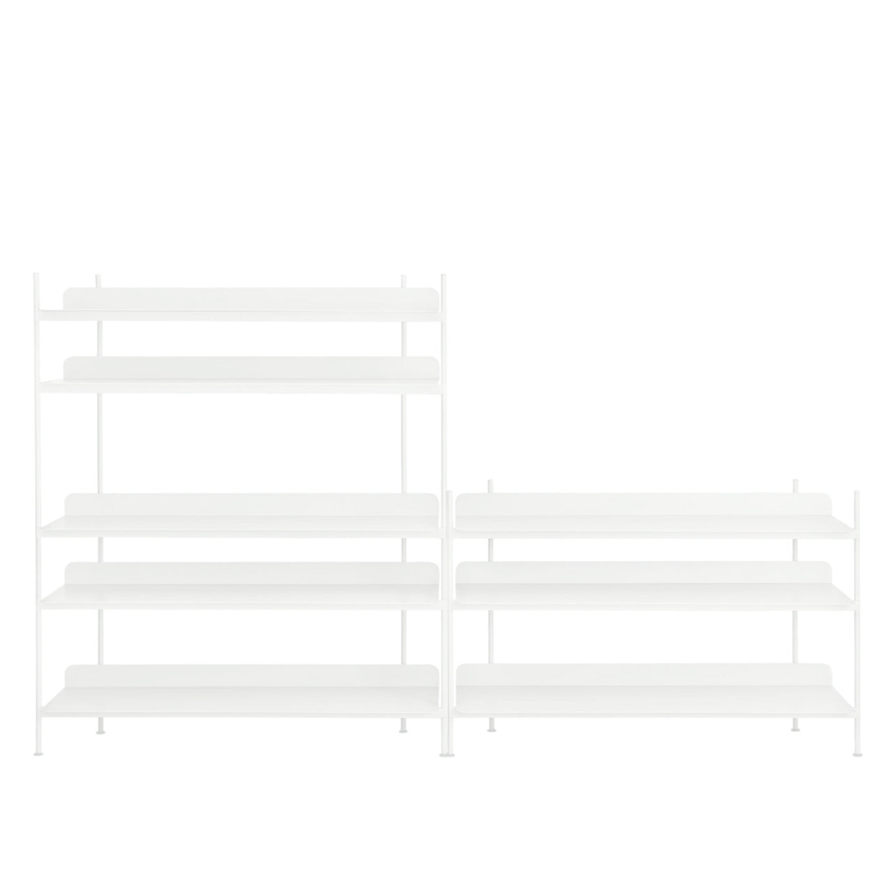 Compile Shelving System: Configuration 7 + White