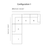 Connect Soft Modular Sofa: Corner - Quick Ship