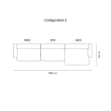 Rope Modular Sofa: 3 Seater