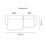 Rope Modular Sofa: 2 Seater
