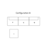 Connect Modular Sofa: Configuration 8