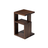 Constructivist Side Table: American Walnut