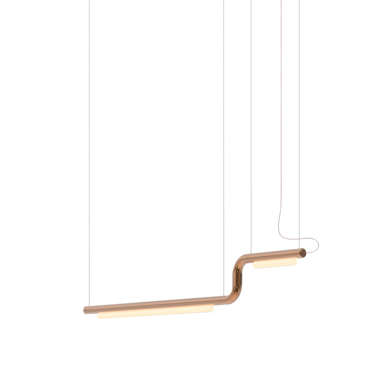 Pipeline CM2 Pendant Light: Copper