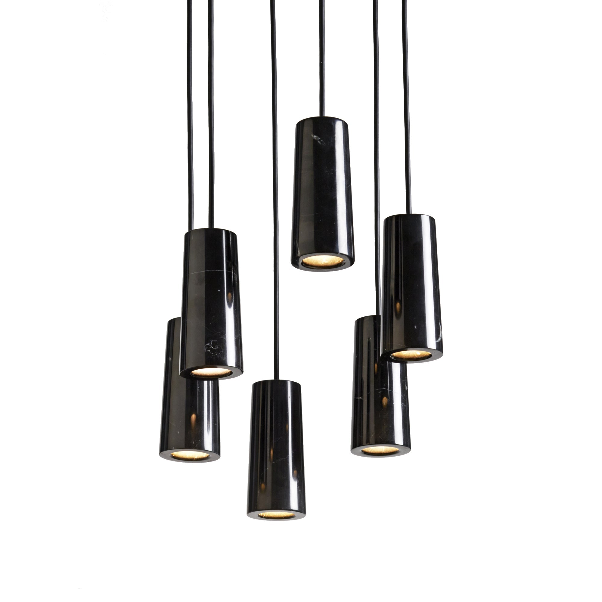 Core Pendant: 6 + Nero Marquina Marble