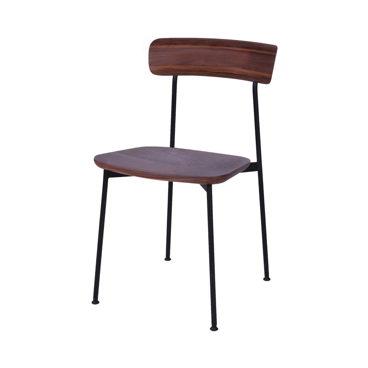 Crawford Dining Chair W: Dark Brown Oak