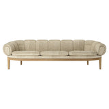 Croissant Sofa: Solid Oak