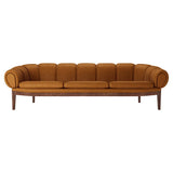 Croissant Sofa: Solid American Walnut