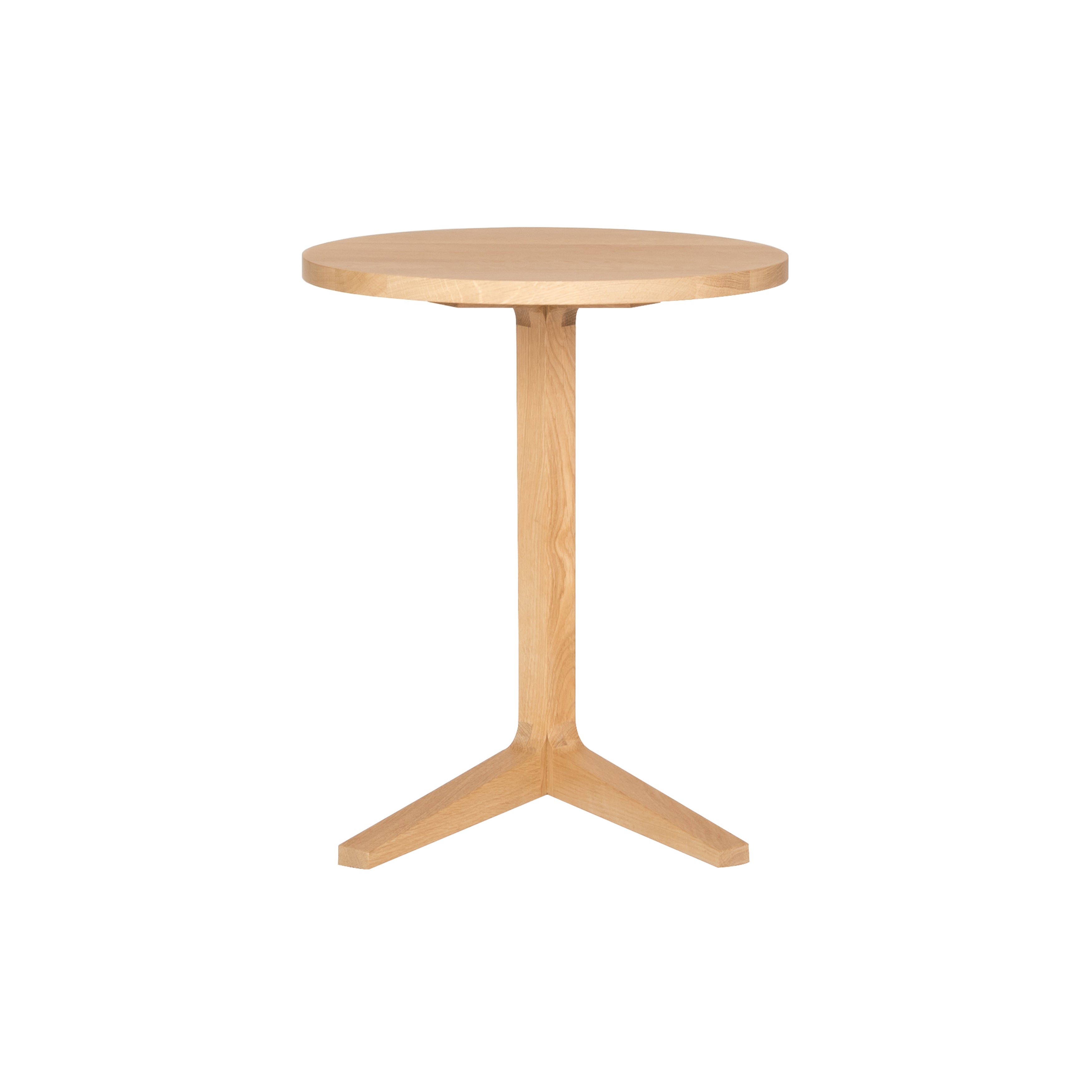 Cross Side Table: Oak