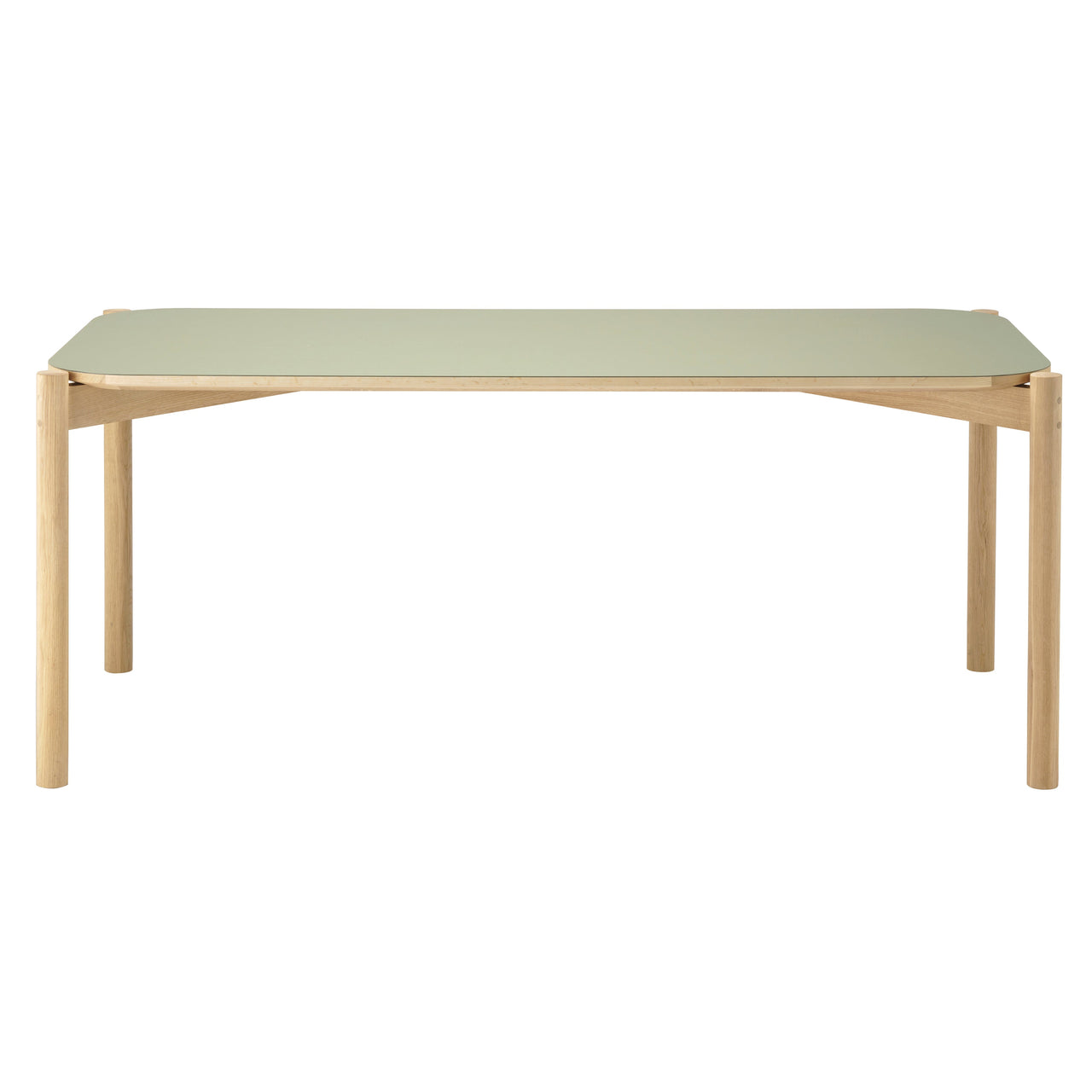 Castor Dining Table: Linoleum + Large - 70.9
