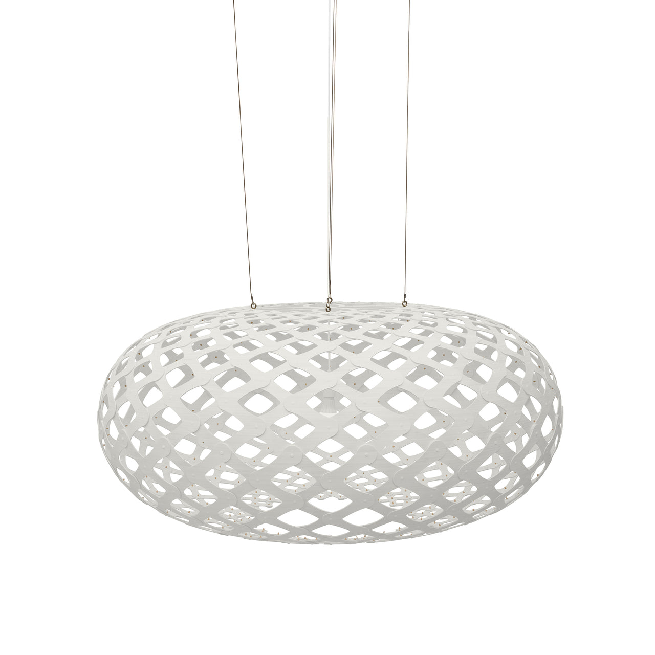 Kina Pendant Light: Extra Large + White + White