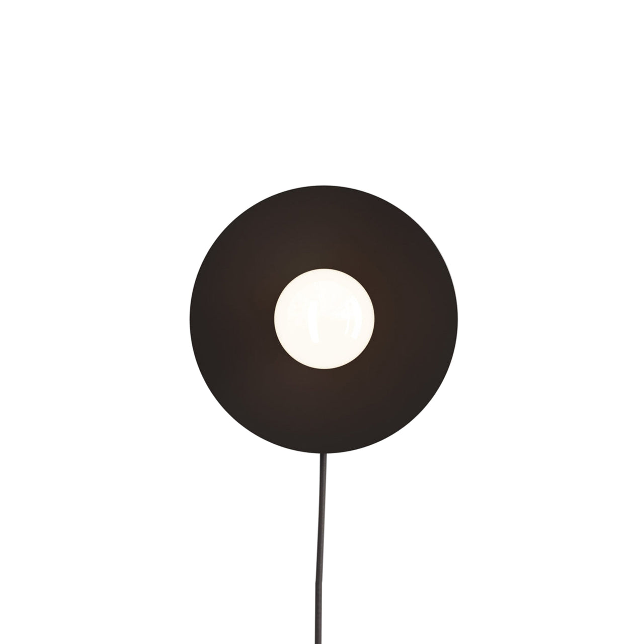 Dot Wall Lamp: Textured Black
