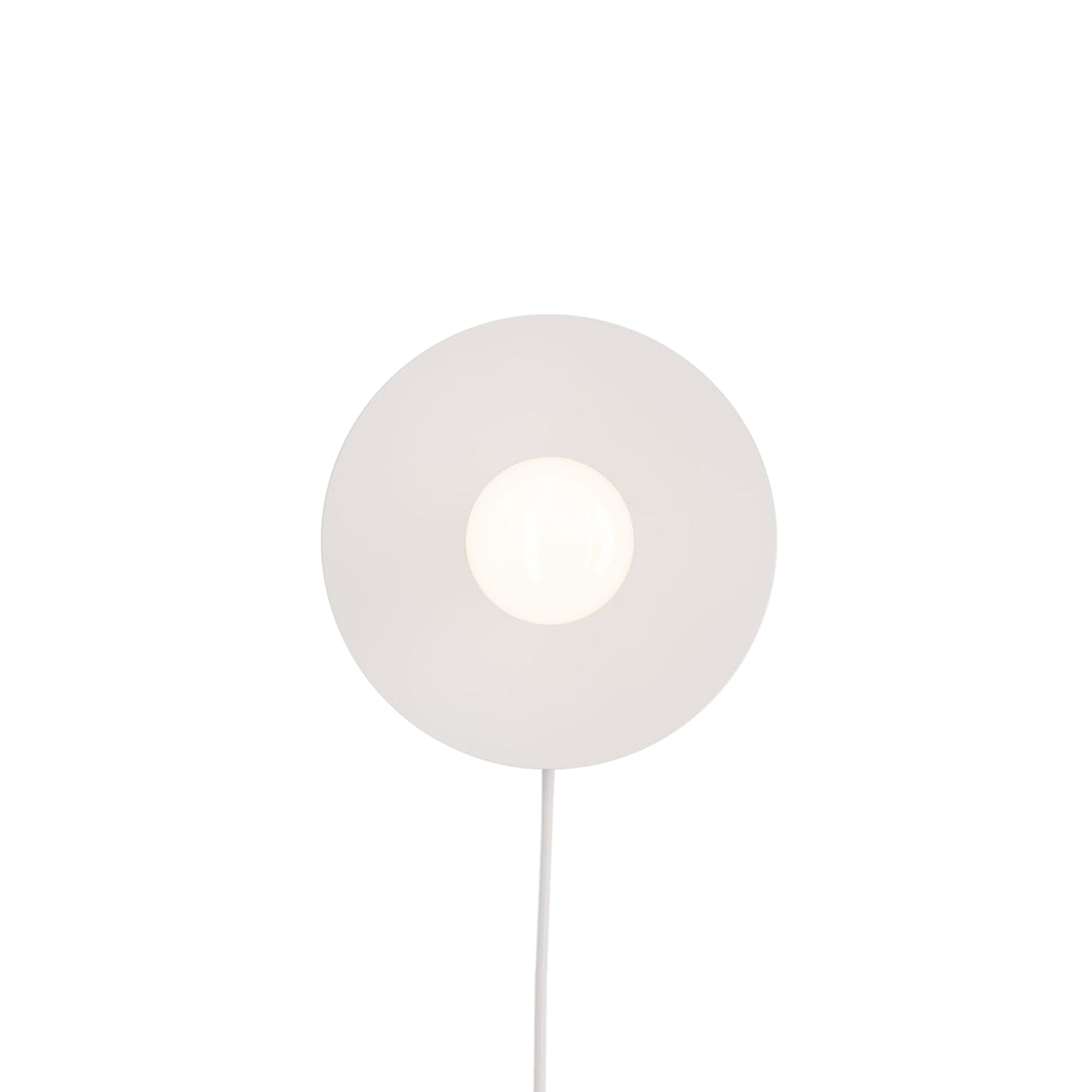 Dot Wall Lamp: Textured White