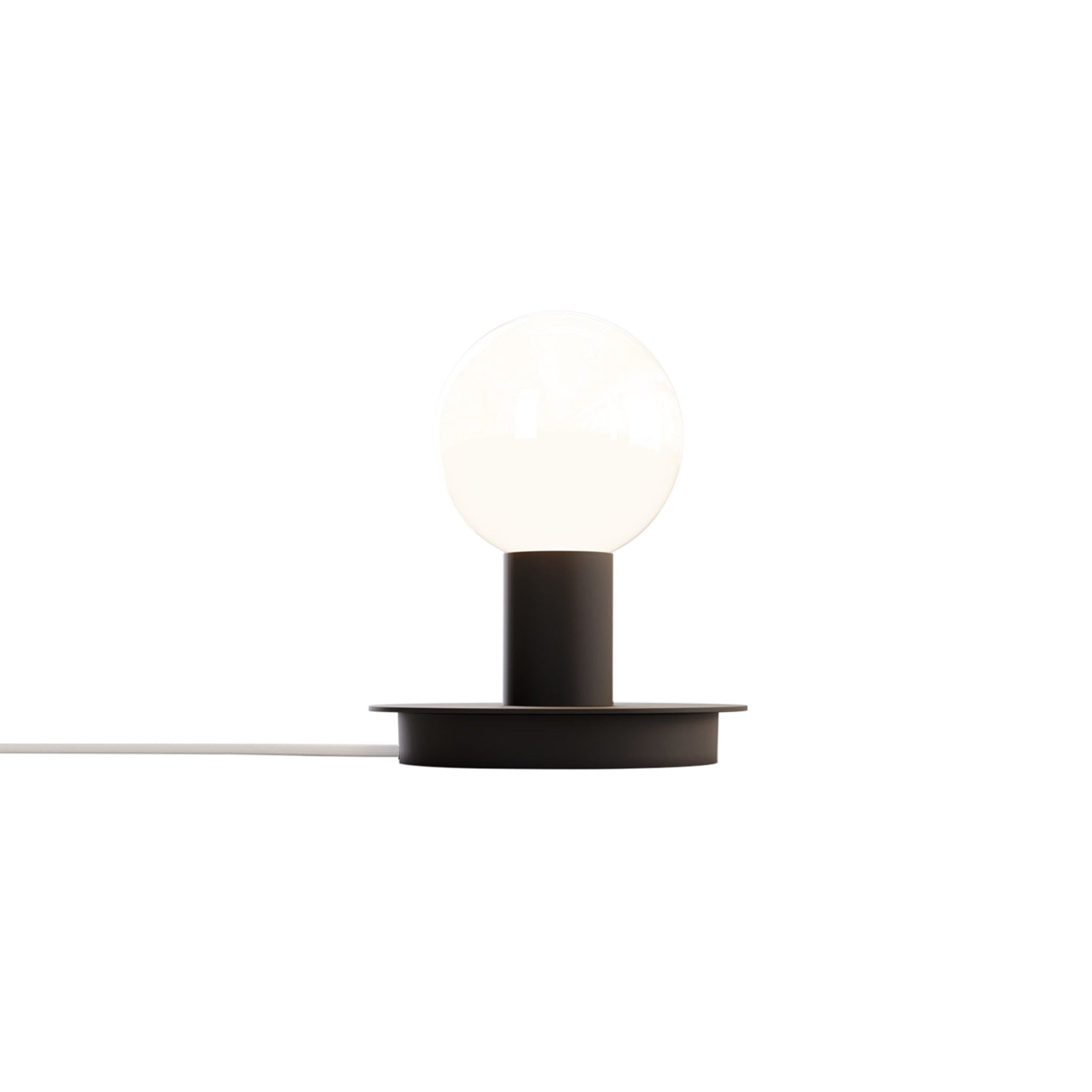 Dot Table Lamp: Black + White