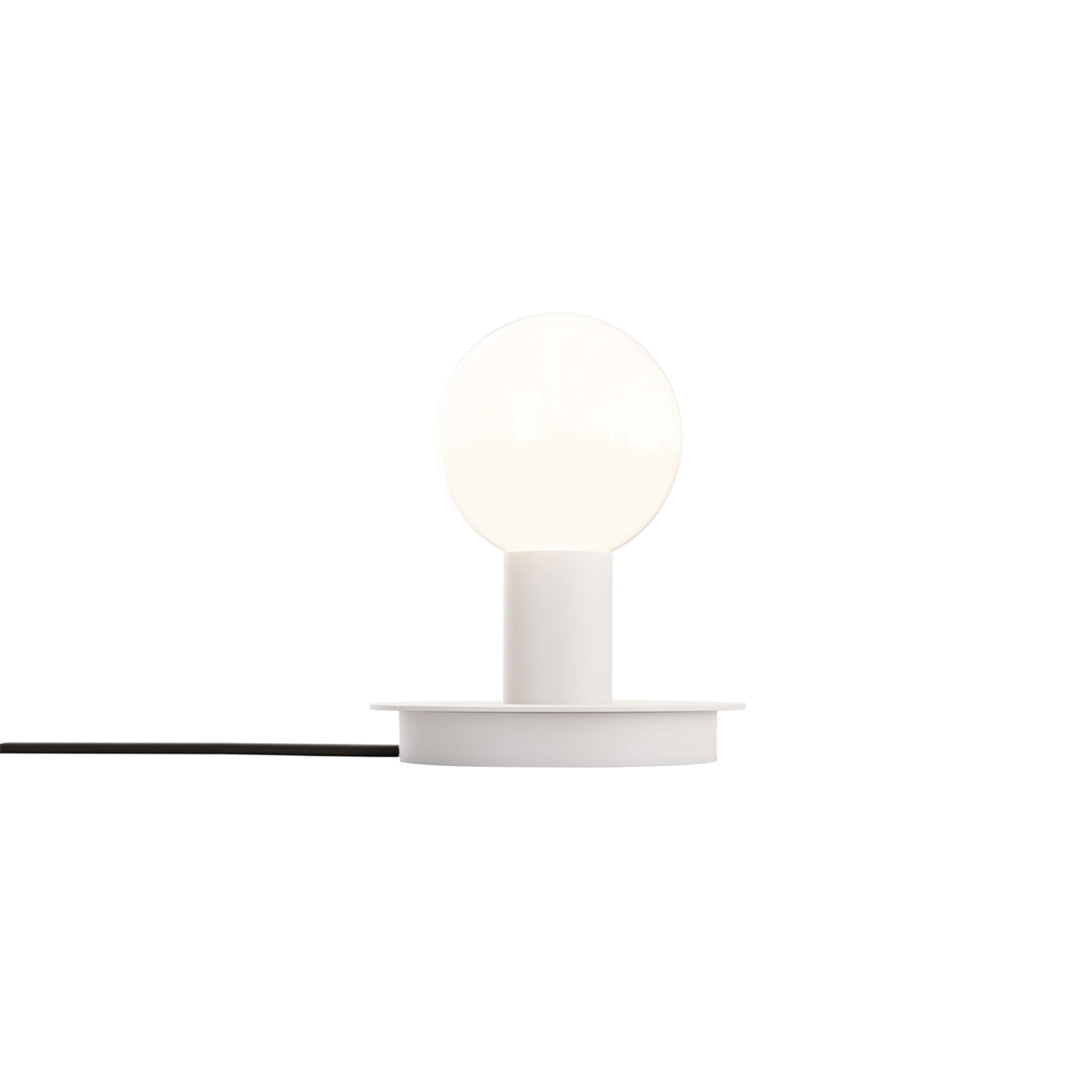 Dot Table Lamp: White + Black