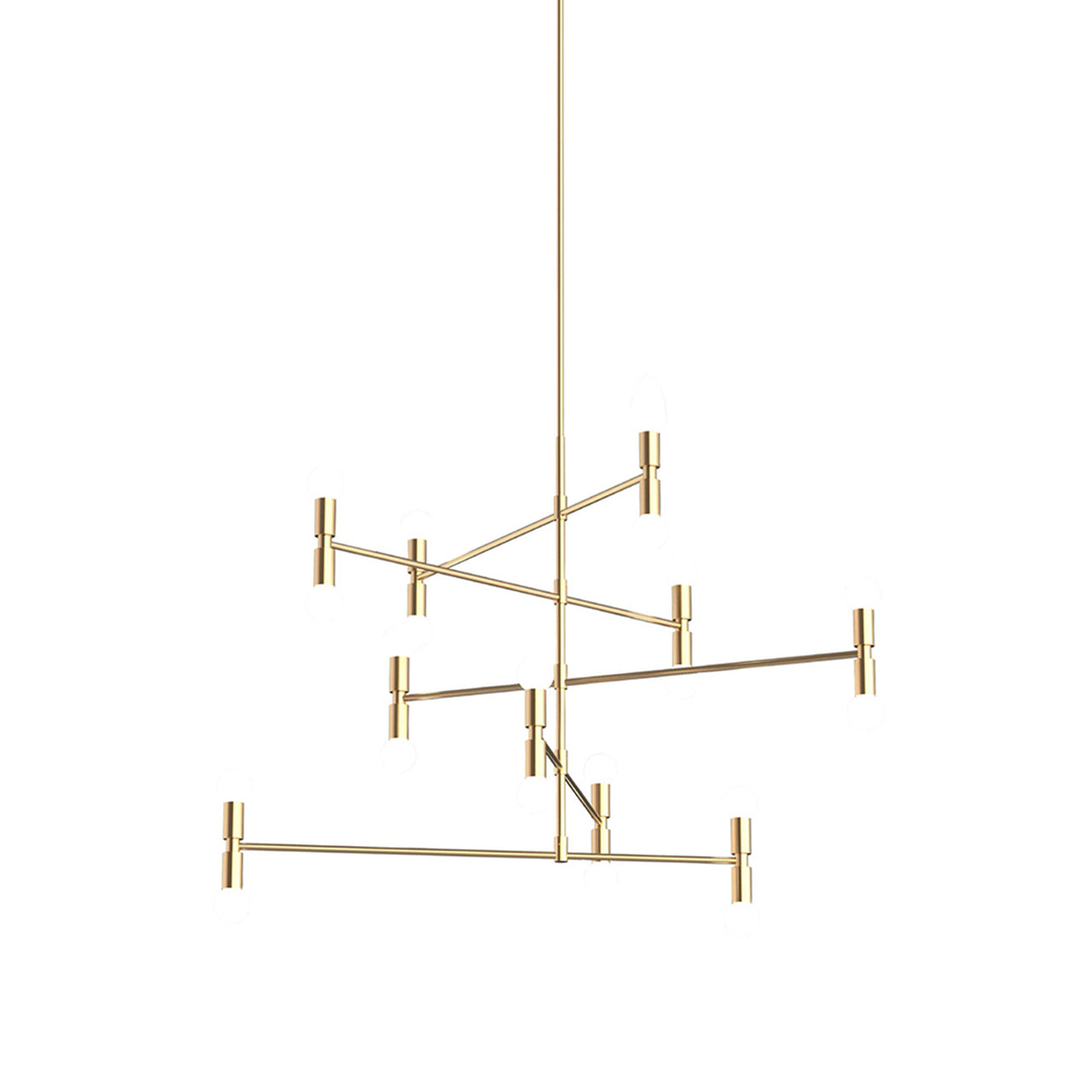 Dot 14 Pendant: Brass + Model A