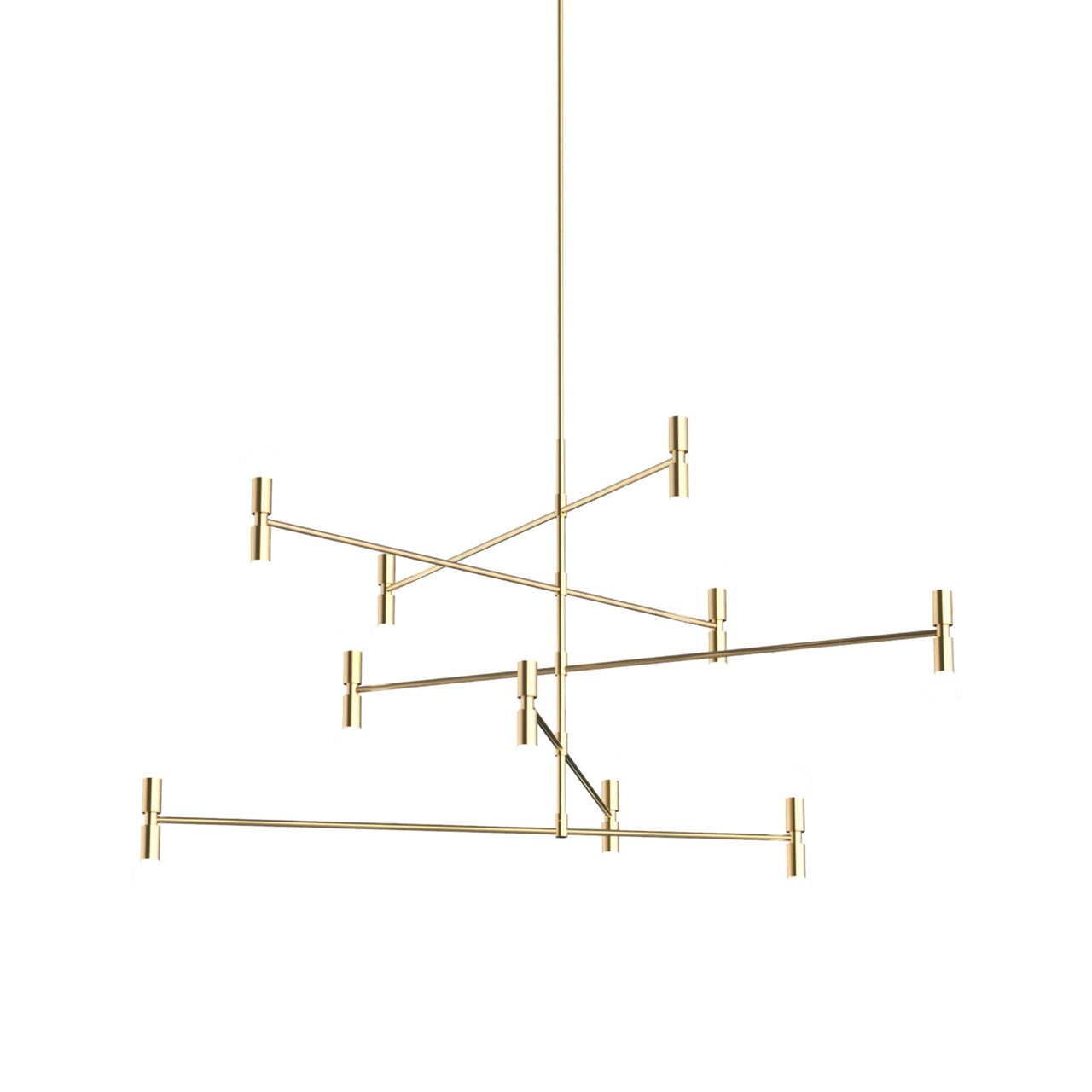 Dot 14 Pendant: Brass + Model C