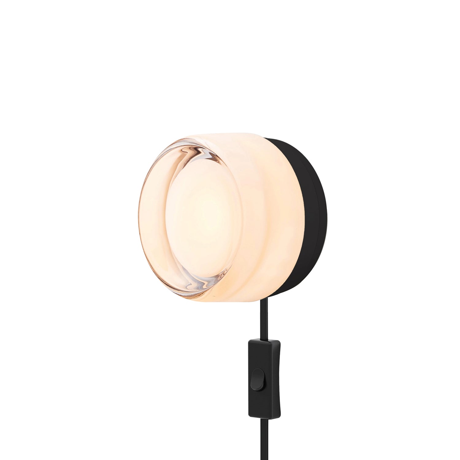 Dimple Corded: White Interior + Black Anodized