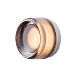 Dimple IP65 Sconce: Smoked + Natural Anodized