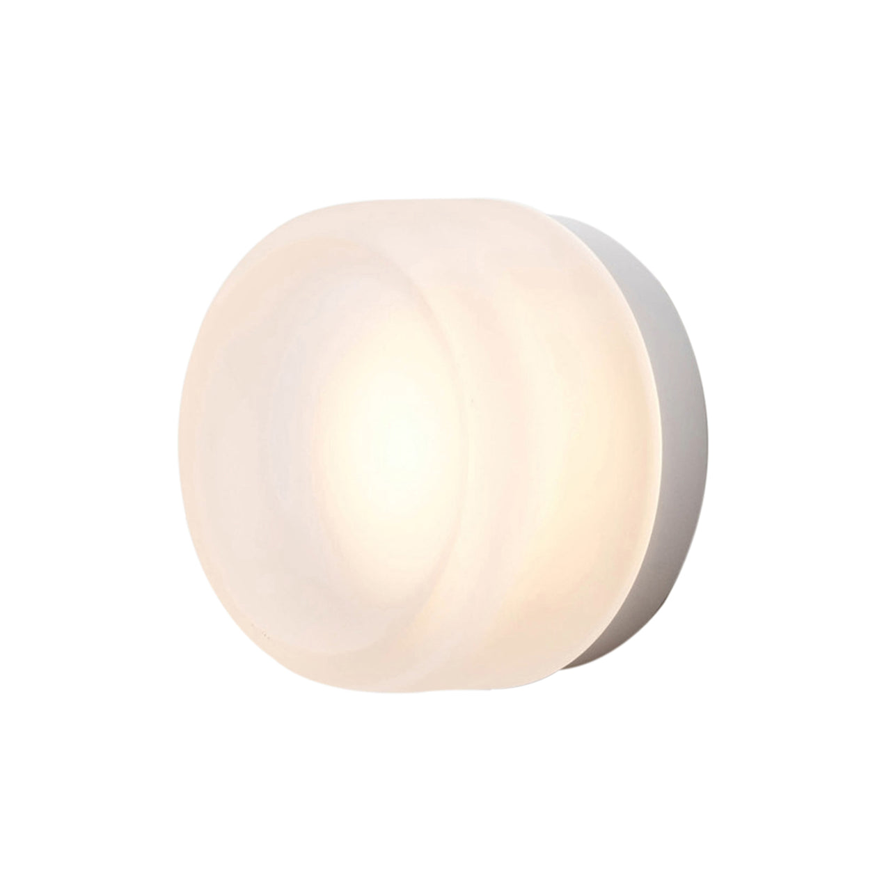 Dimple IP65 Sconce: Frosted Glass + Natural Anodized
