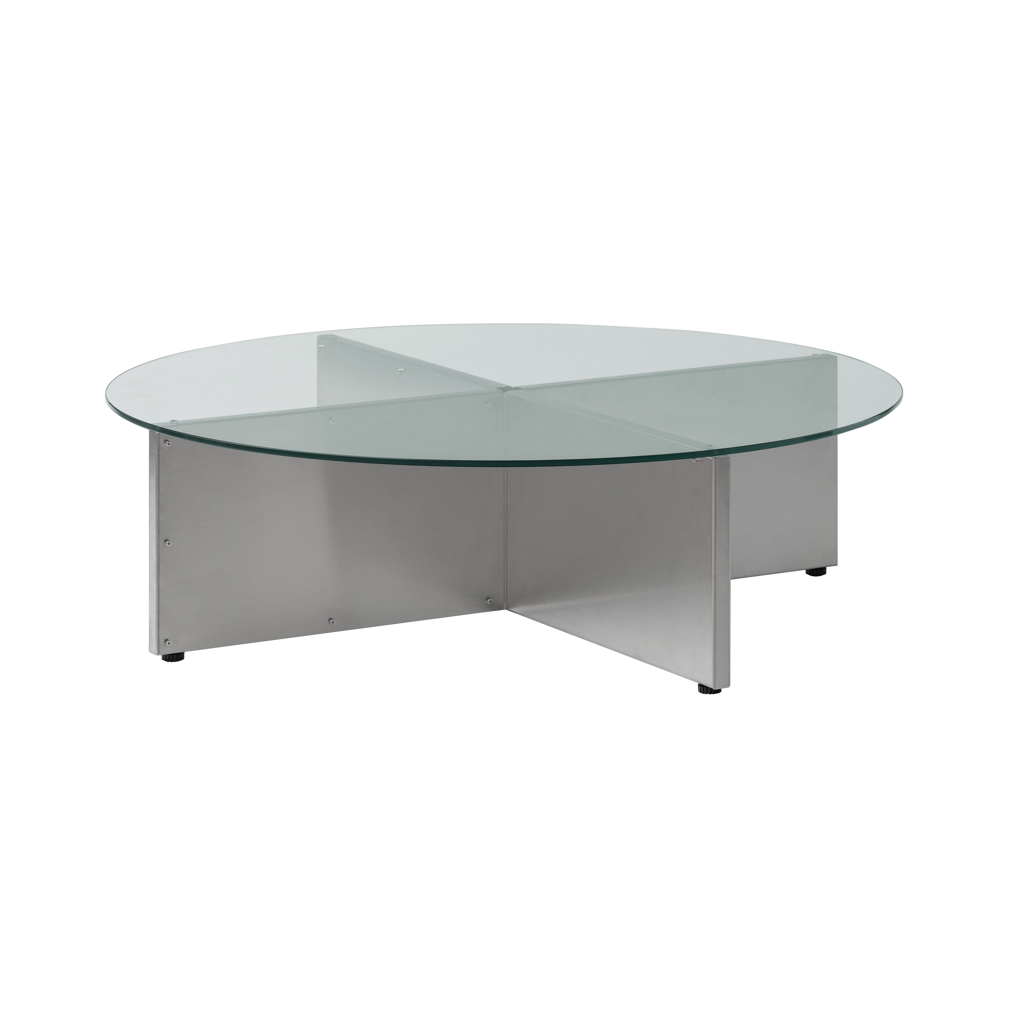 NM19 Coffee Table: Inox Steel