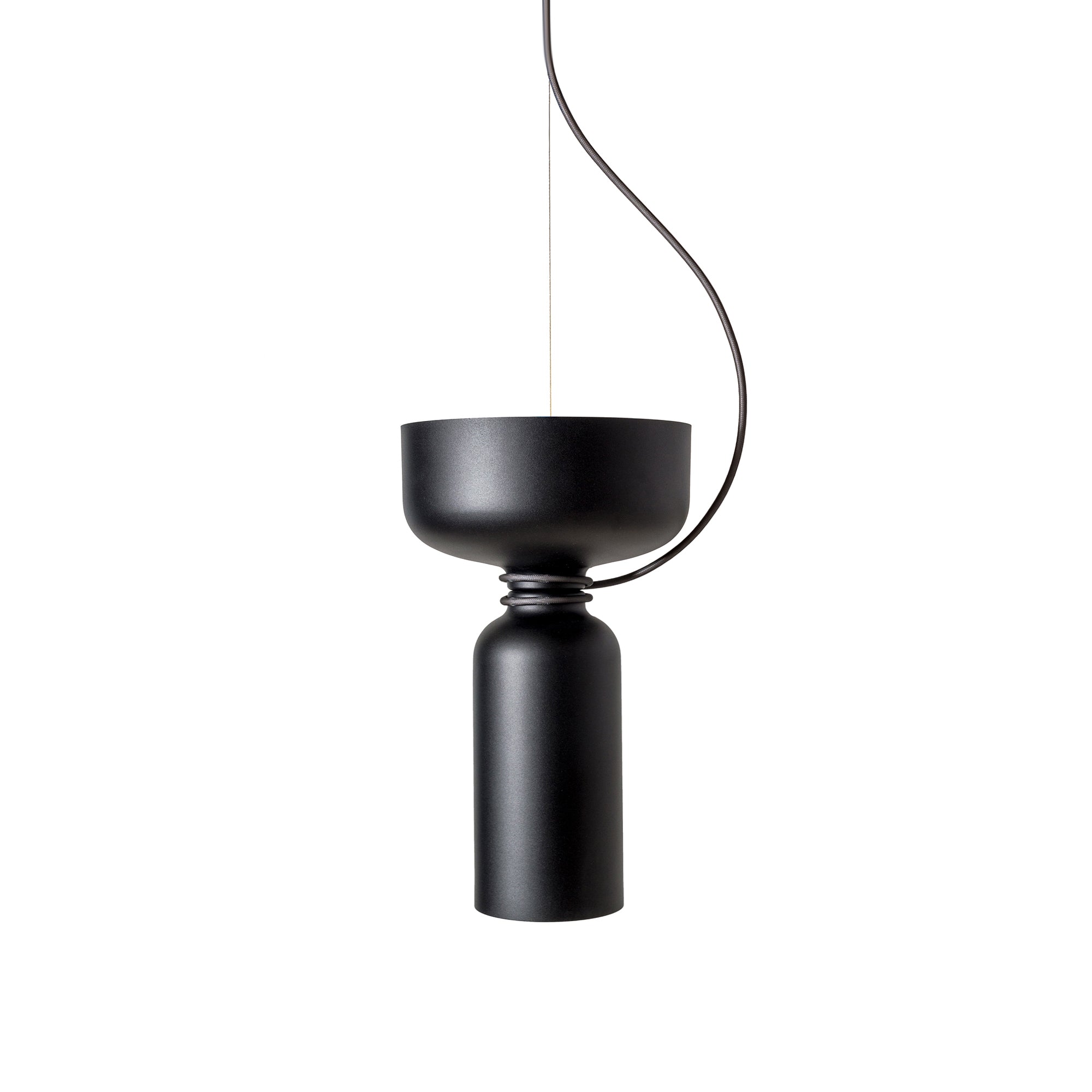 Spotlight Volumes Pendant Light: D+A + Black