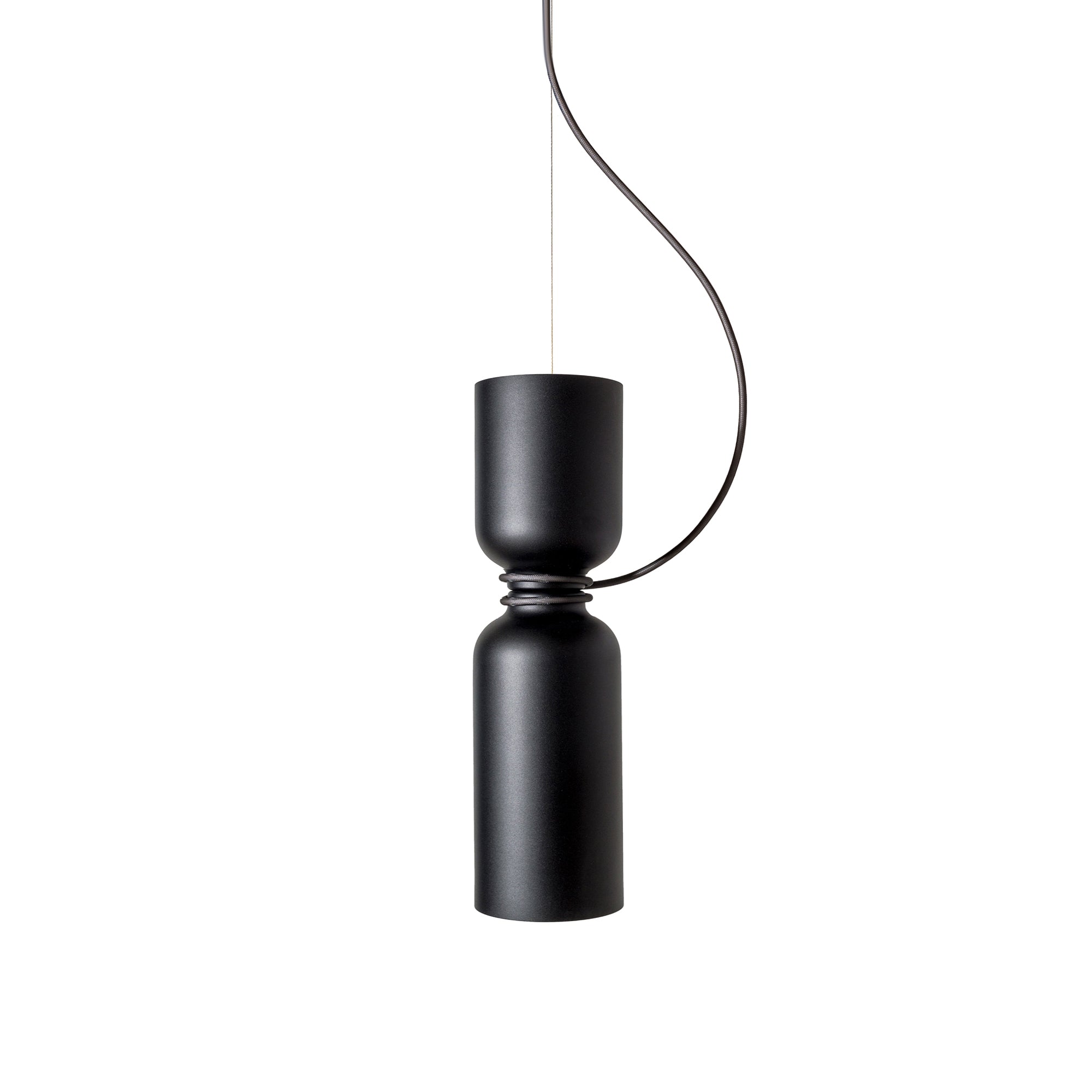 Spotlight Volumes Pendant Light: D+C + Black