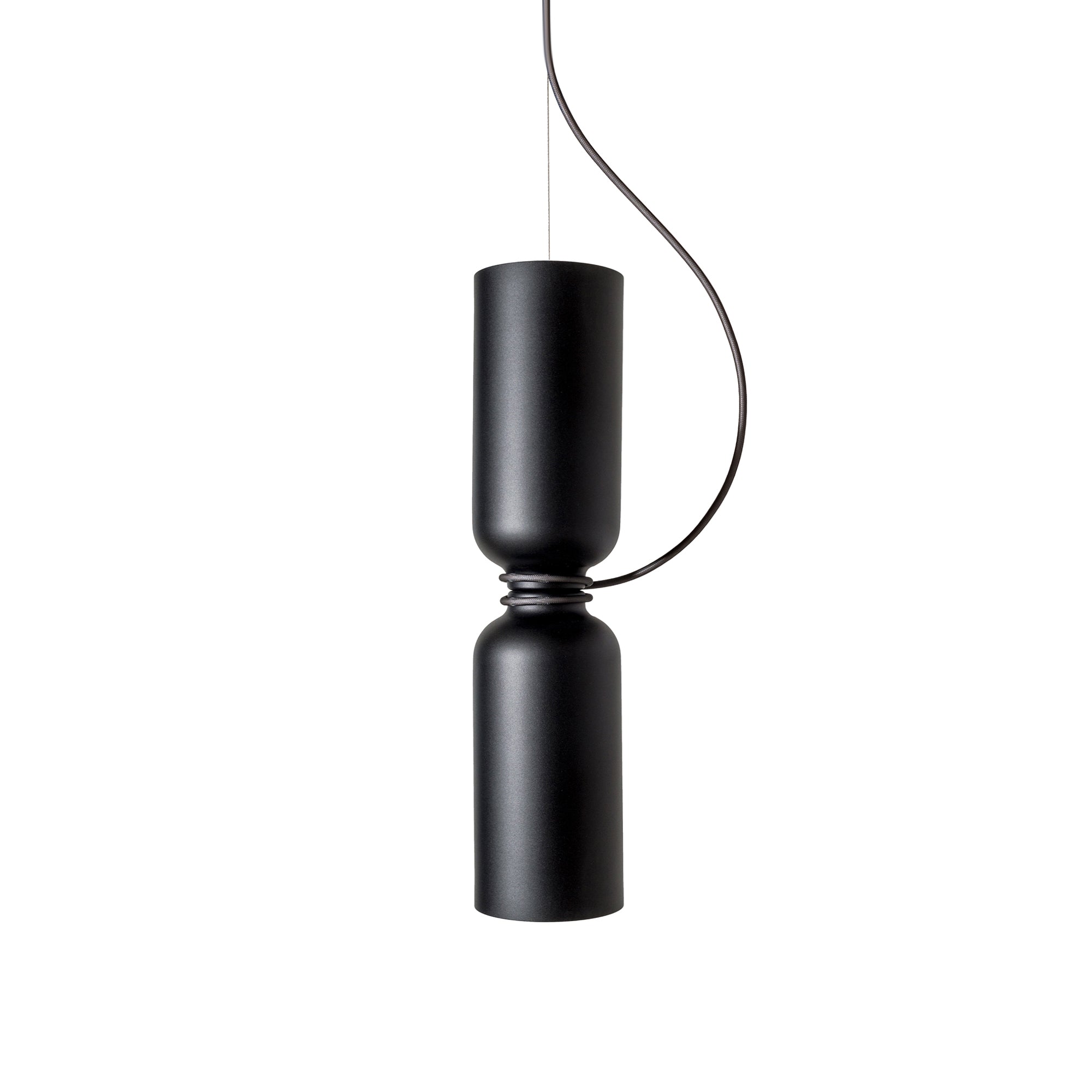 Spotlight Volumes Pendant Light: D+D + Black