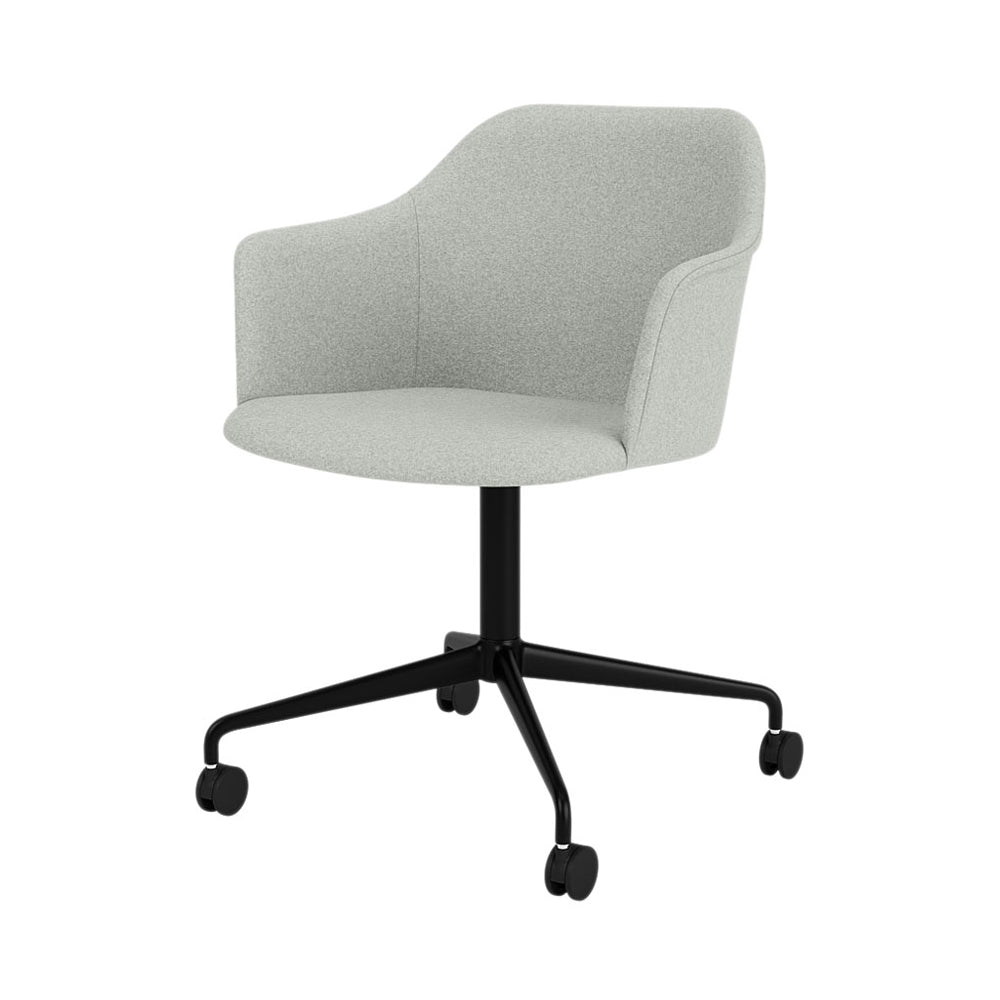 Rely Armchair HW52: Set of 4 + Black