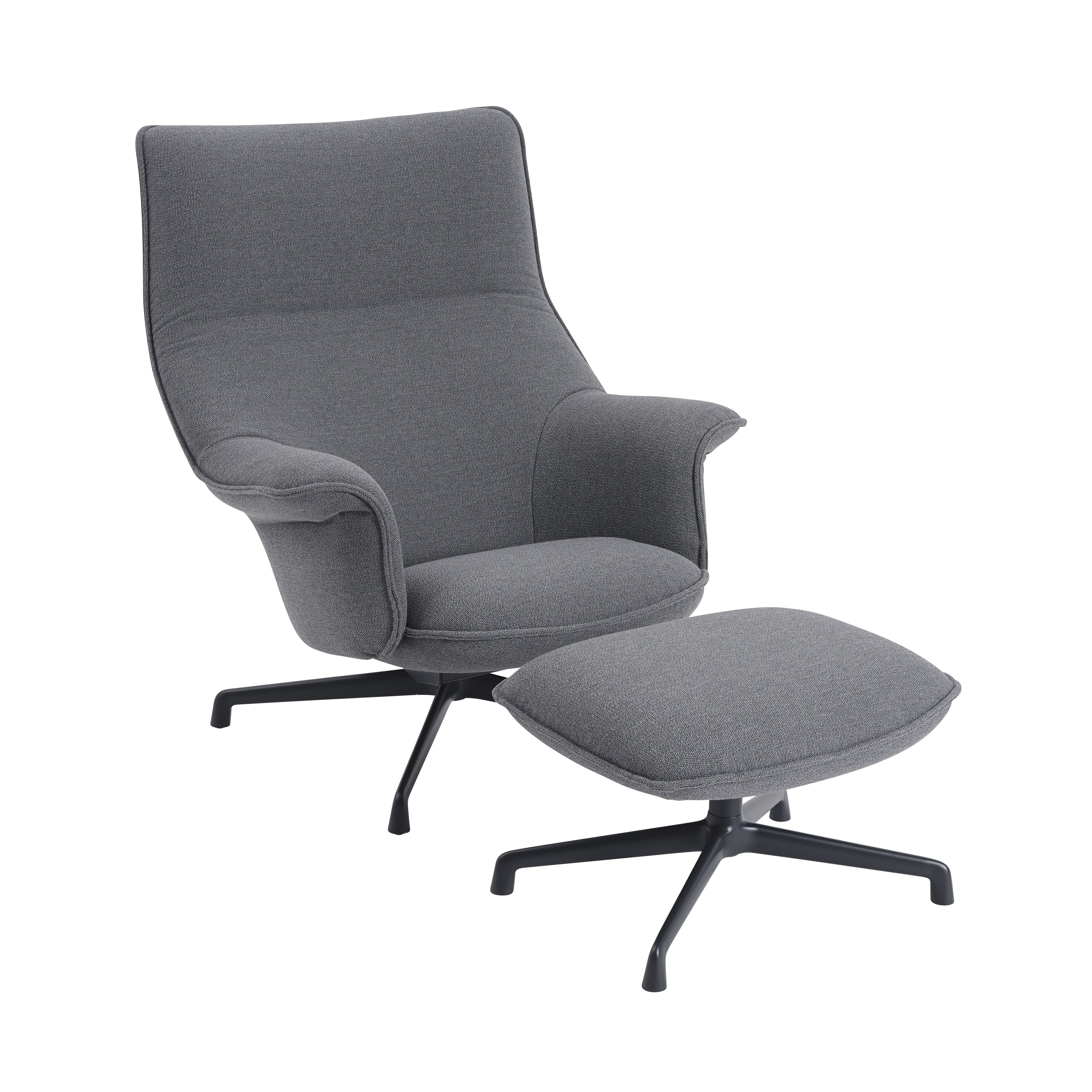 Doze Ottoman: Swivel Base - Quick Ship