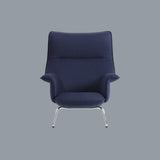 Doze Lounge Chair: Tube Base - Quick Ship