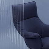 Doze Lounge Chair: Tube Base - Quick Ship