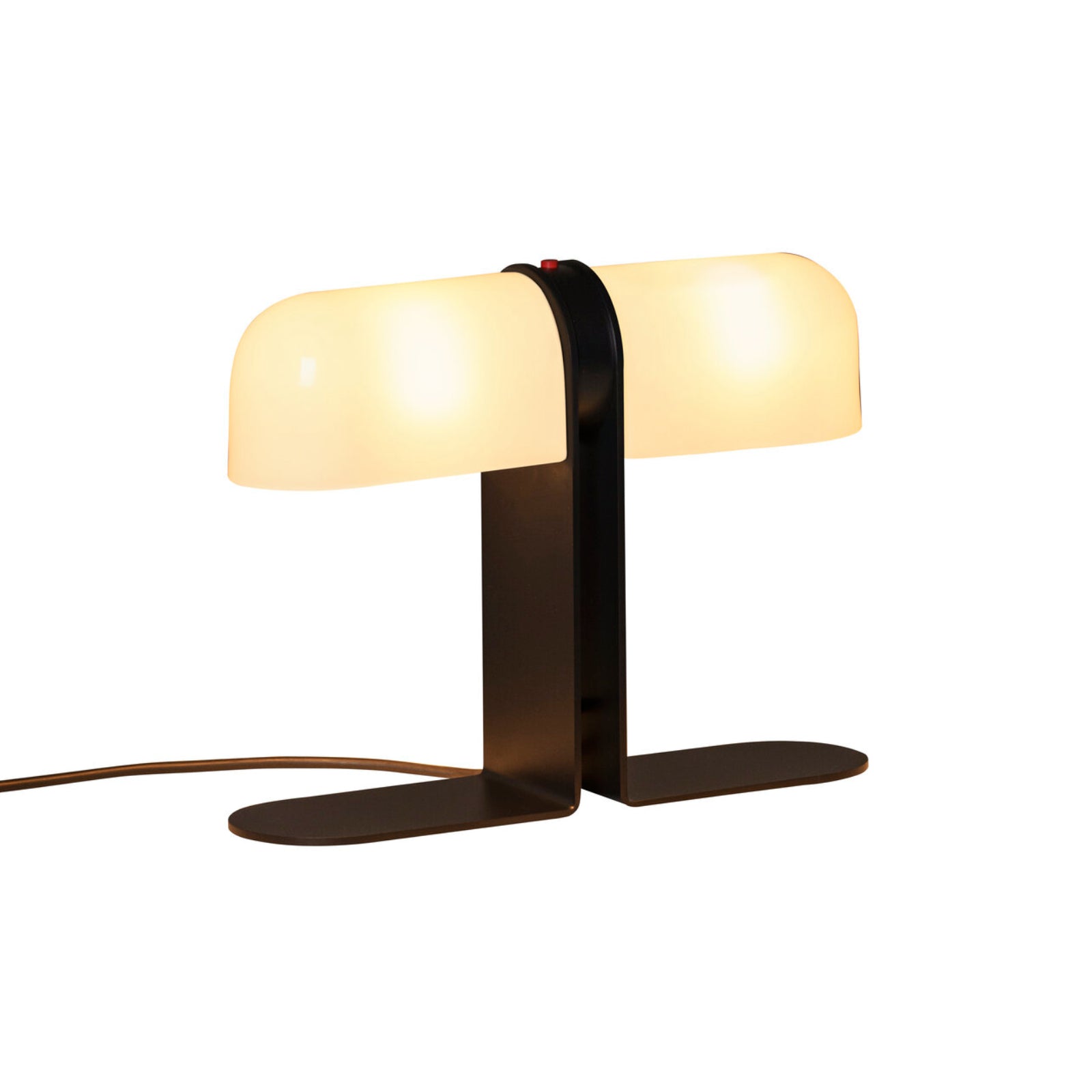 Duo Table Lamp: Translucent white