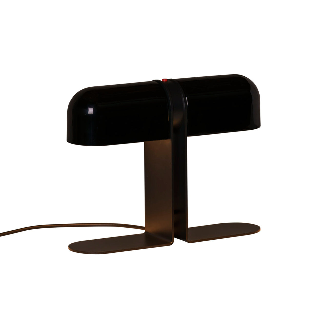 Duo Table Lamp: Opaque black
