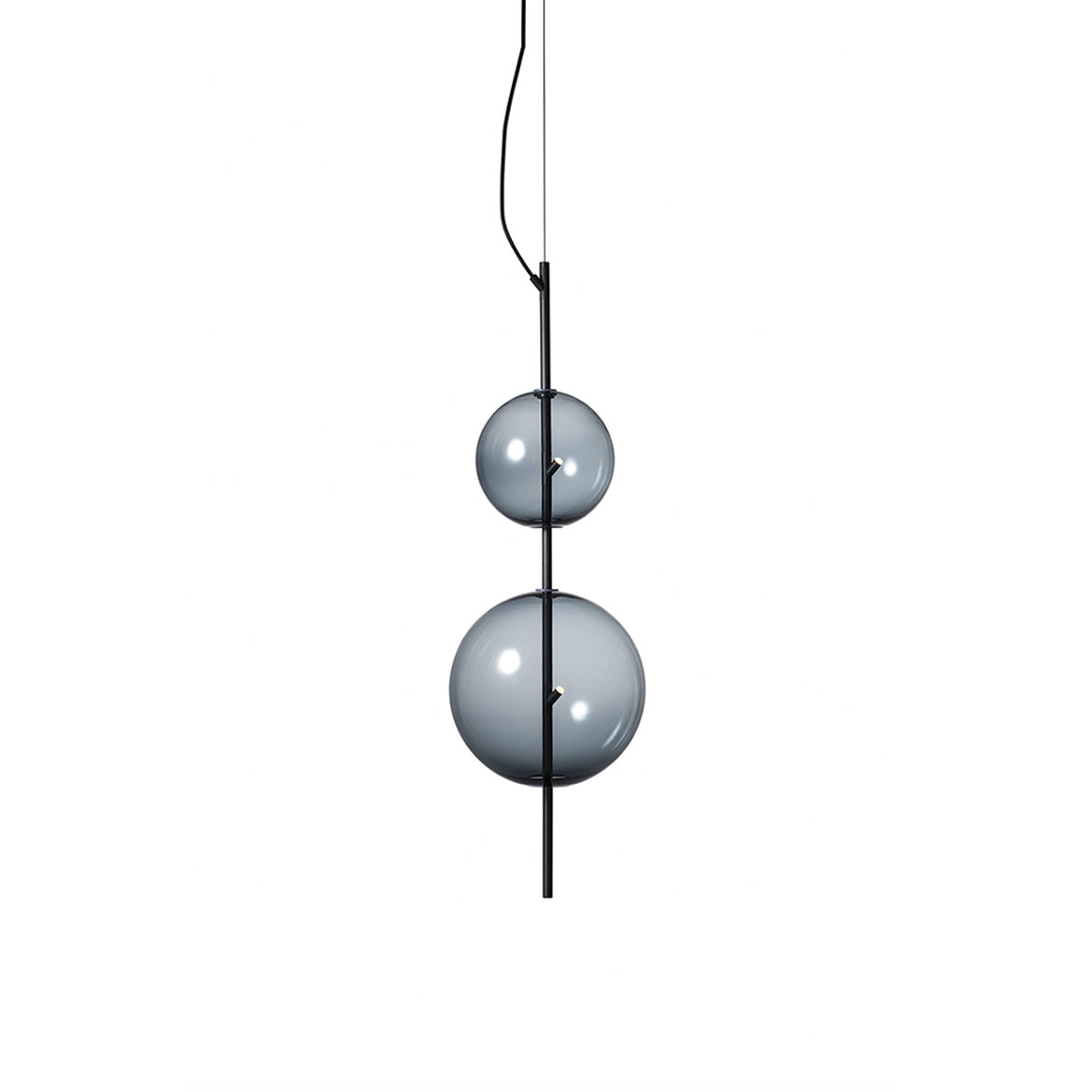 Point Modular Pendant Light: Smoke Grey + Modular 1