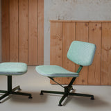 Arba Lounge Chair + Ottoman: Upholstered