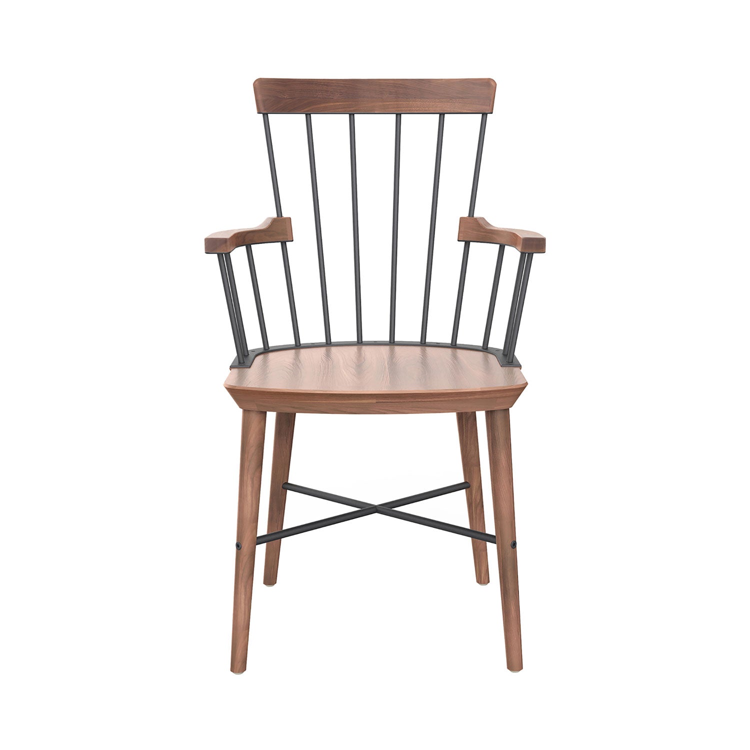 Exchange Highback Chair: Natural Walnut