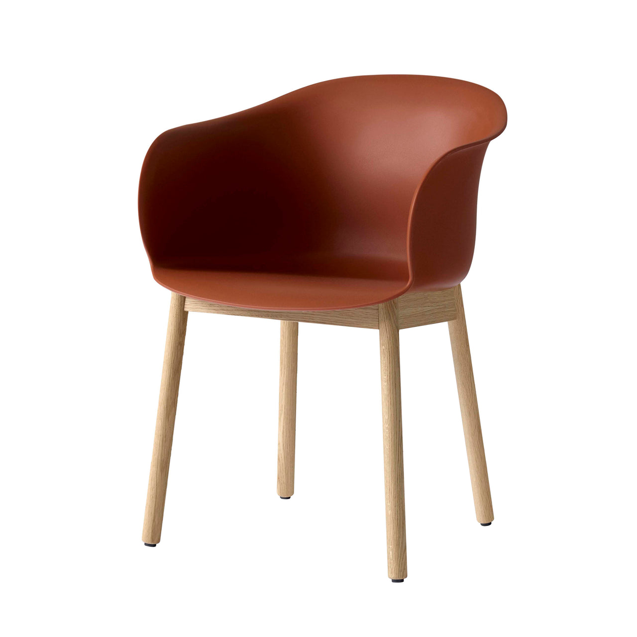 Elefy Chair JH30: Copper Brown + Clear Lacquered Oak