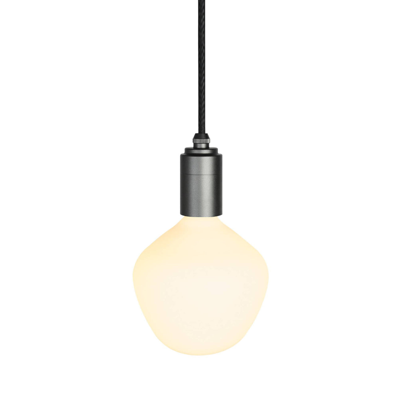 Graphite Pendant: With Enno Bulb