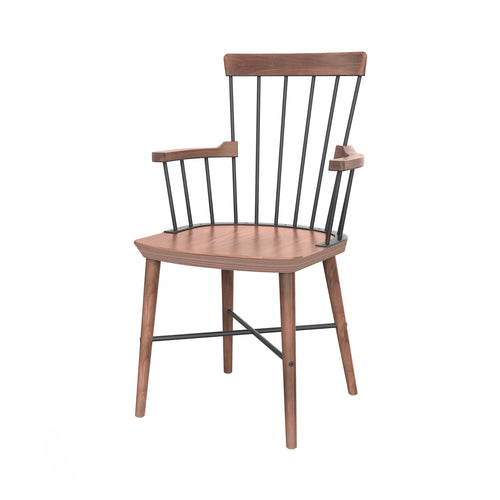 Exchange Highback Chair: Natural Walnut