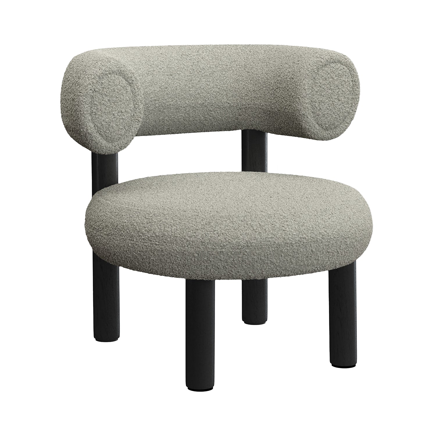 Fat Lounge Chair: Back Oak