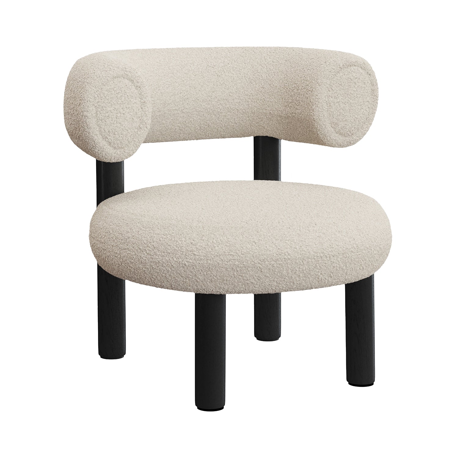 Fat Lounge Chair: Back Oak