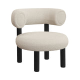 Fat Lounge Chair: Back Oak