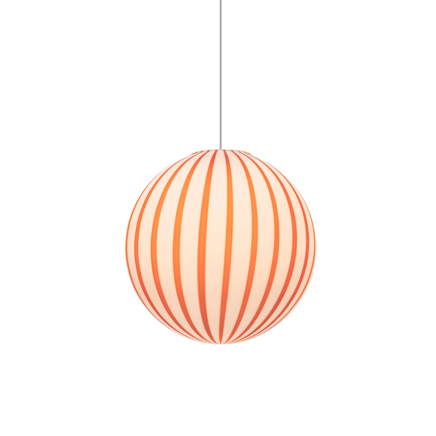 Filigrana Pendant Light: Globe + Red
