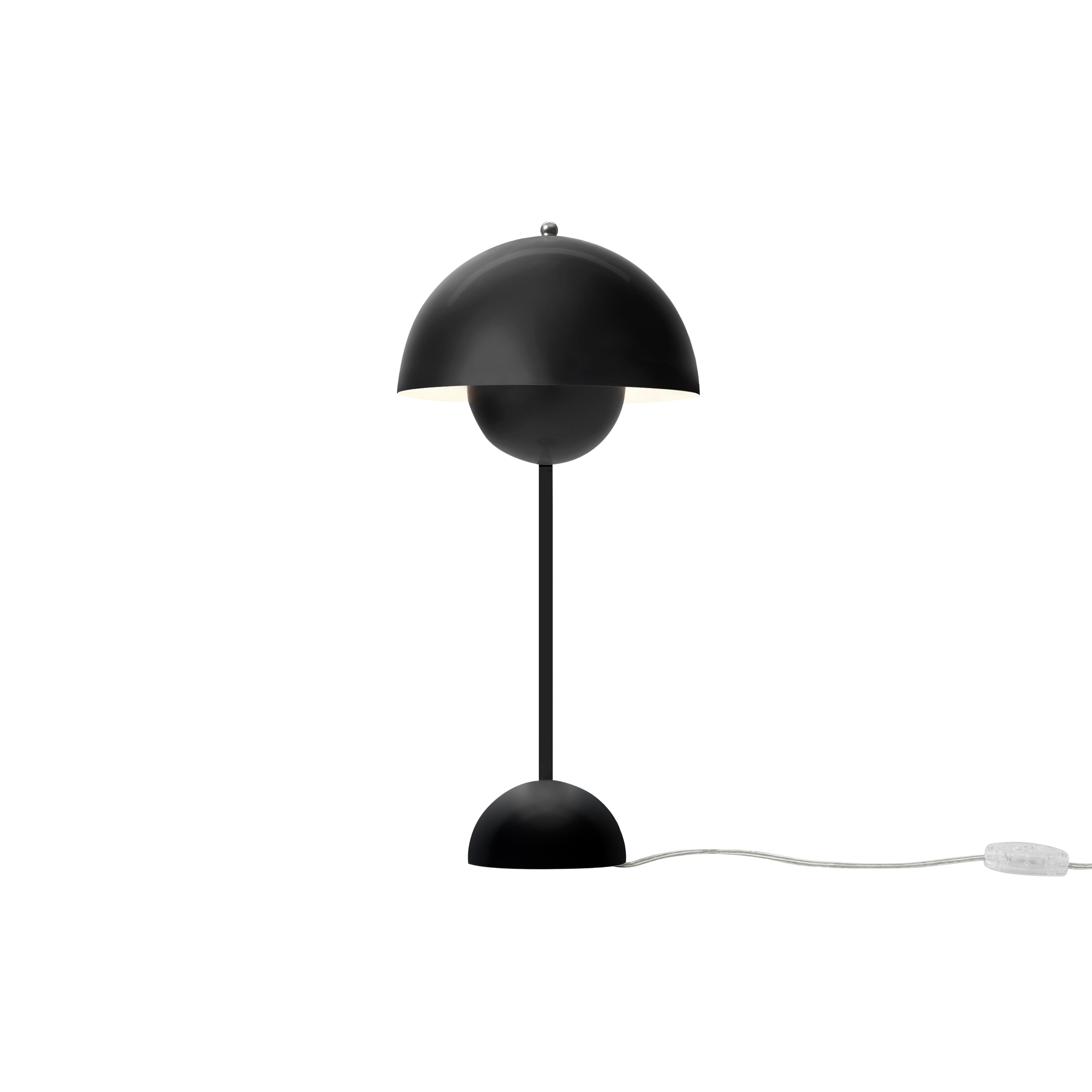 Flowerpot VP3 Table Lamp: Matte Black
