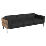 Forum Sofa: 3 + Oak + Boucle Slate