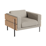 Forum Armchair: Oak + Boucle Chalk